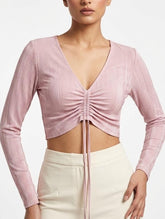 Crop top jersey crop top No-2045 Velnoor Store