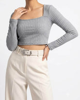 Imported Crop top jersey crop top No-3737 Velnoor Store