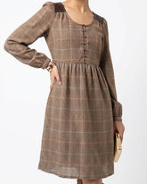 Imported Western Mini dress chiffon mini dress No-2798 Velnoor Store