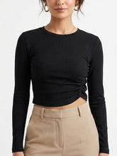 Imported Crop top jersey crop top No-3848 Velnoor Store