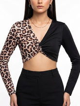 Crop top silk jersey crop top No-2023 Velnoor Store