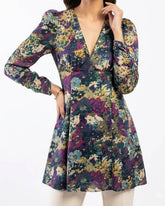 Imported Western Mini dress silk jersey mini dress No-2798 Velnoor Store