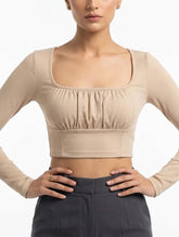 Crop top cotton crop top No-2039 Velnoor Store