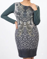 Imported Western Long dress jersey long dress No-3656 Velnoor Store