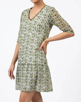 Imported Western mini dress chiffon mini dress No-2785 Velnoor Store