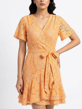 Imported Western mini dress net mini dress No-1250 Velnoor Store