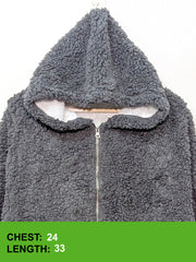 257 Imported Plush Fur Jacket – Soft Warm Outerwear Pakistan | Velnoor