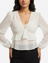 Imported Full sleeve top chiffon full sleeve top No-1433 Velnoor Store