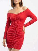 Imported Western mini dress jersey mini dress No-2884 Velnoor Store