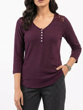 Imported Full sleeve top chiffon full sleeve top No-3412 Velnoor Store