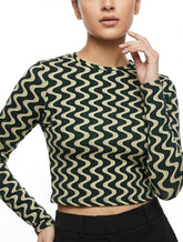 Crop top jersey crop top No-1942 Velnoor Store