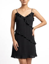 Imported Western mini dress chiffon mini dress No-868 Velnoor Store