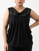 Imported sleeveless for womens and girls georgette sleeveless‚tag-sleeveless No-477 Velnoor Store