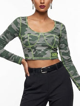 Crop top jersey crop top No-2068 Velnoor Store