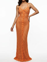 Imported Western long dress net long dress No-790 Velnoor Store