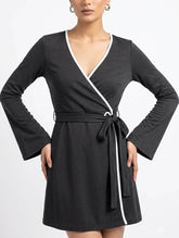 Imported Western mini dress jersey mini dress No-2877 Velnoor Store