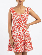 Imported Western mini dress jersey mini dress No-855 Velnoor Store