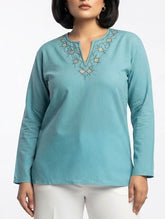 Imported Full sleeve top chiffon full sleeve top No-3455 Velnoor Store