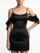 Imported Western mini dress jersey mini dress No-829 Velnoor Store