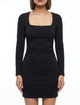Imported Western mini dress jersey mini dress No-920 Velnoor Store