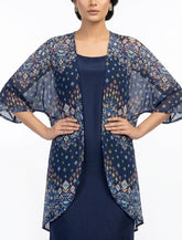 Imported Western mini dress chiffon mini dress No-778 Velnoor Store