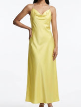 Imported Western mini dress silk mini dress No-826 Velnoor Store