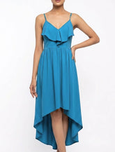 Imported Western long dress silk long dress No-784 Velnoor Store