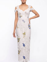 Imported Western mini dress net mini dress No-785 Velnoor Store