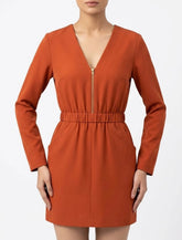 Imported Western mini dress jersey mini dress No-917 Velnoor Store
