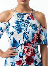 Imported western mini dress jersey mini dress No-621 Velnoor Store
