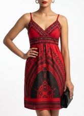 Imported western mini dress jersey mini dress No-601 Velnoor Store