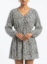 Imported western mini dress chiffon mini dress No-616 Velnoor Store