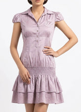 Imported Western mini Dress Silk Mini Dress No-657 Velnoor Store