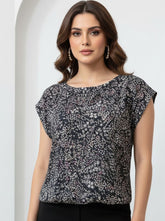 Reilman, half sleeve-top, 357 - Premium Quality. Comfortable Fashion, Linen Wear.