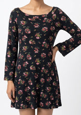 Imported Western mini dress jersey mini dress No-1018 Velnoor Store