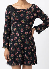 Imported Western mini dress jersey mini dress No-1018 Velnoor Store