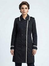1833 Women's Straight Cut Winter Coat | Minimal Look Pakistan - Velnoor