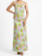Imported Maxi silk jersey maxi No-1457 Velnoor Store