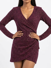 Western mini dress Shimmer mini dress No-2460 Velnoor Store