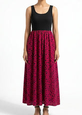 Imported Maxi silk jersey maxi No-1185 Velnoor Store
