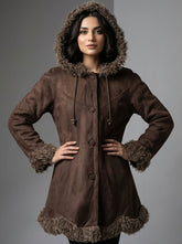 594 Women's Long Coat Designer Style | Chic Elegant Wear Pakistan - velnoor