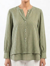 Imported Full sleeve top chiffon full sleeve top No-1477 Velnoor Store