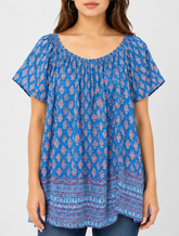 Imported half sleeve top for womens and girls silk jersey half sleeve top‚tag-half sleeve top No-526 Velnoor Store