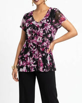 Half sleeve top chiffon jersey half sleeve top No-2225 Velnoor Store
