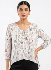 Imported women full sleeves top linen full sleeve top No-802 Velnoor Store