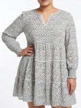 Western mini dress linen mini dress No-2480 Velnoor Store