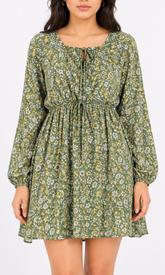 Imported Western Dress chiffon Mini Dress No-665 Velnoor Store