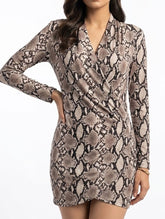 Western mini dress jersey mini dress No-2475 Velnoor Store