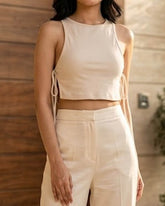 Imported Crop top cotton jersey crop top No-2855 Velnoor Store