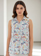 Divided Sleeveless Top 210 - Premium Quality | Stylish Comfortable Fashion